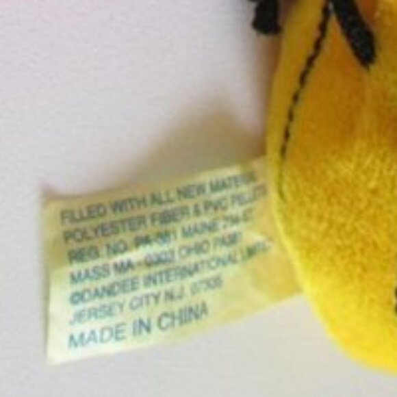Lightning Bug 5" tall Dragon Fly Pencil Bean Bag Friend PLUSH Dan Dee RARE - Picture 6 of 7